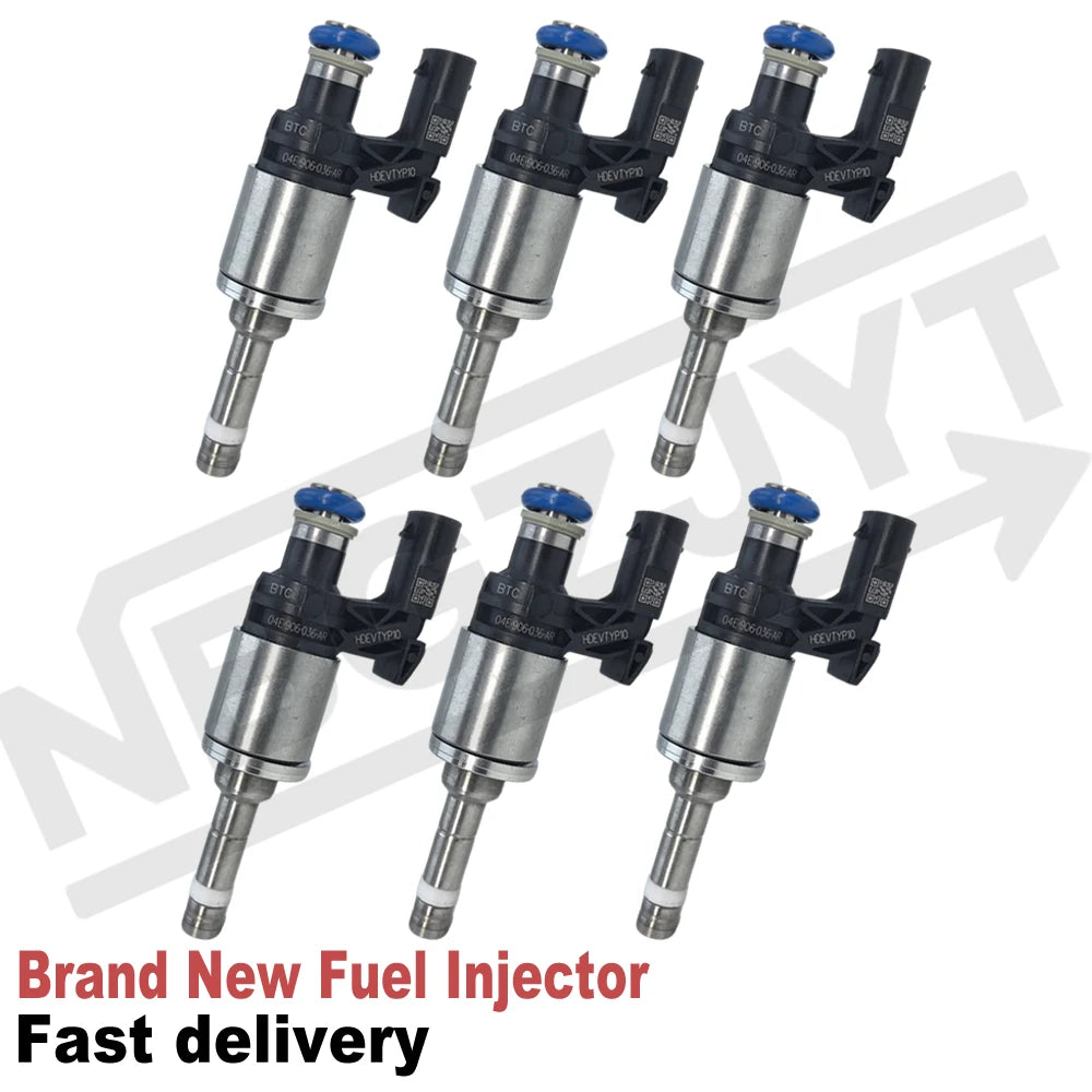 8/6Pcs 0261500716 04E906036AR New Fuel Injector Injection Nozzle For Audi A1/3 Q5 TT VW Golf Skoda Seat Car Accessories